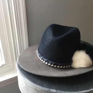 NBW Anthropologie Pom Hat